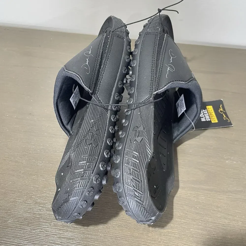 Under Armour Mens Size 7 Slides NEW Project Rock 3 Black Womens 8.5 UA